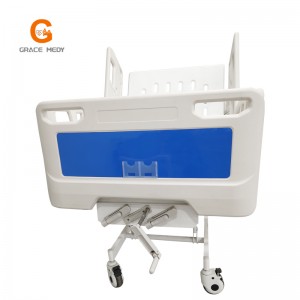 R032 Medical Clinic Equipment 3 Crank Manual Hospital Patient Bed Price