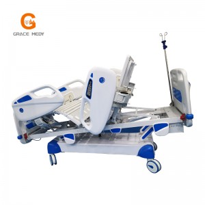 2022 ChinaA01-5 Wholesale Hospital Furniture Medical Equipment Products Adjustable Steel Electric ICU Hospital Care Bed