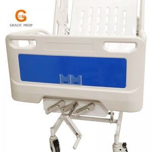 R032 Medical Clinic Equipment 3 Crank Manual Hospital Patient Bed Price