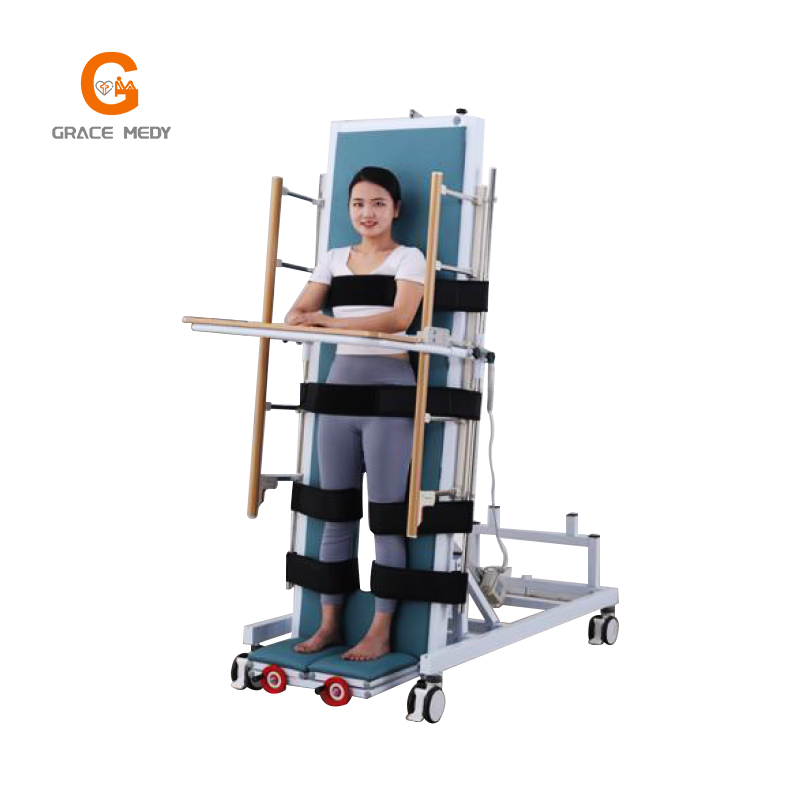 How does the electric standing bed work?