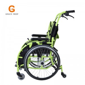 7528 children folding lightweight manual wheelchair