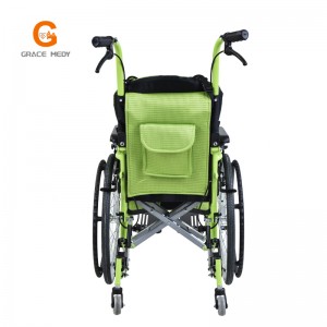 7528 children folding lightweight manual wheelchair