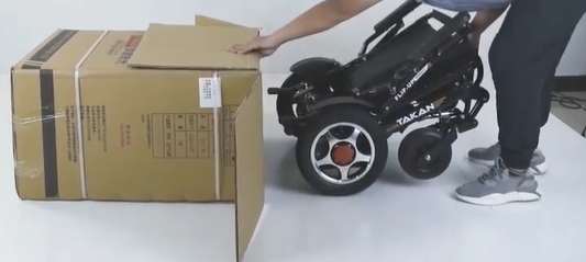 wheelchair unpacking