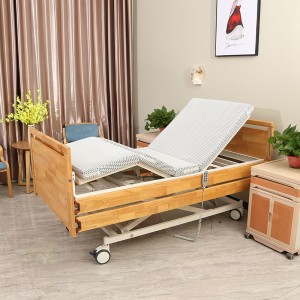 multifunction electric nursing home beds wooden for nursing home