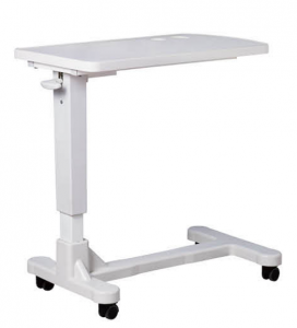 Hospital bedside lift dining table