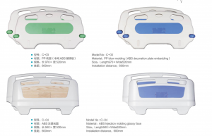 ABS headboard for hospital bed