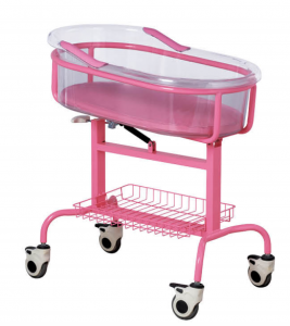 ABS Plastic Height Adjustable medical Baby Cot