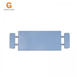 Telescopic dining table board for hospital bed