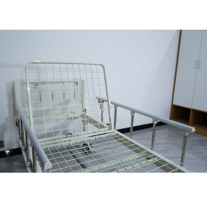 one Function Manual Nursing Care Clinic ICU Patient Hospital Bed Medical Equipment Hospital Furniture single crank hospital bed