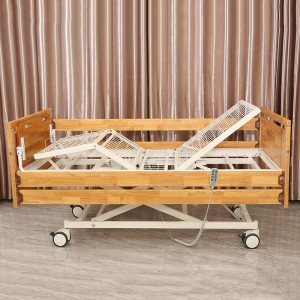 multifunction electric nursing home beds wooden for nursing home