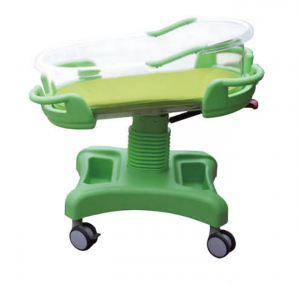 ABS Plastic Height Adjustable medical Baby Cot