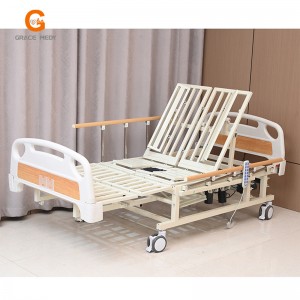 ZC03E yellow color Electric Full Curve Turnover Nursing Bed