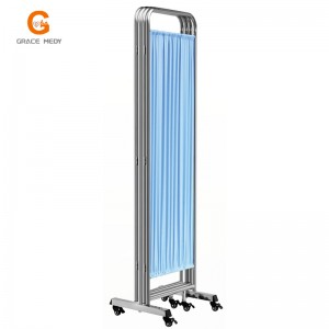 hospital furniture four fold screen