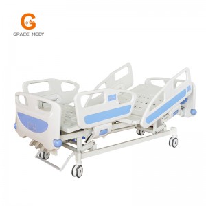 A02-3 three function manual hospital bed