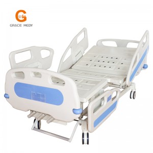 A02-5 Manual 3 function hospital bed 3 cranks manual hospital bed