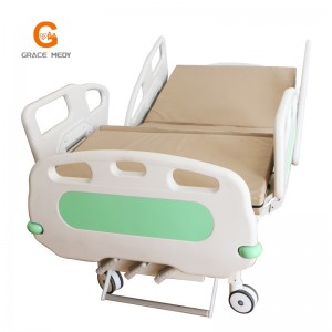 A02-5 Manual 3 function hospital bed 3 cranks manual hospital bed