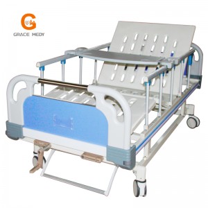 A03 Two function hospital bed with 5 bars guardrails