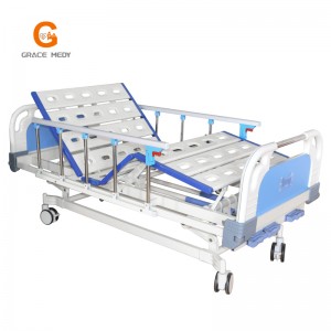 Cheap ABS clinic hospital medical manual bed A03-3