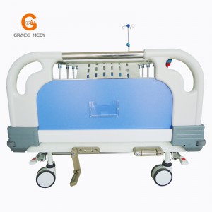 A03 Two function hospital bed with 5 bars guardrails