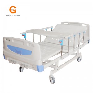 A04 Stainless steel and ABS composite head hospital bed