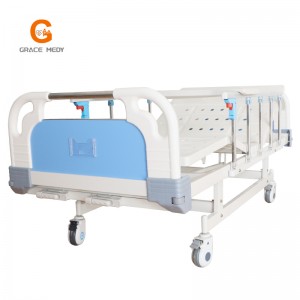 A04 Stainless steel and ABS composite head hospital bed