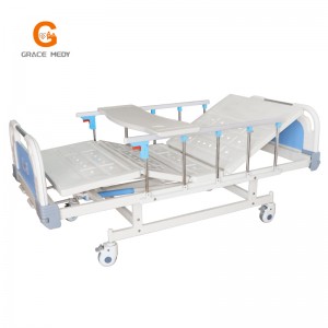 A04 Stainless steel and ABS composite head hospital bed