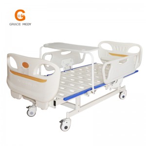 A08-1 hospital manual Two function medical icu patient nursing bed