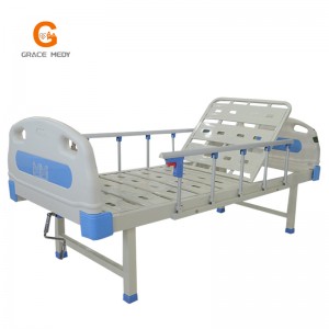 B02-2 Medical manual one function hospital nursing bed