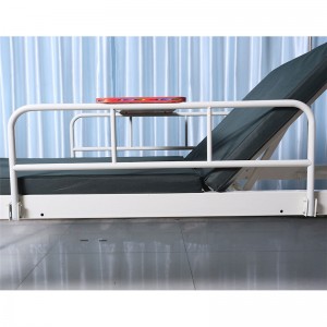 B02 White manual one function hospital patient bed