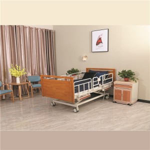 Electric five function nursing bed