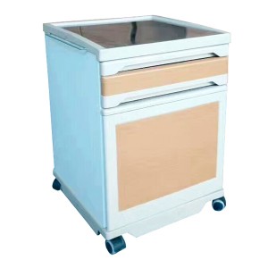 Hospital Furniture Medical ABS Plastic Hospital Cupboard Bedside Cabinet