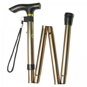 WA9 Aluminum alloy four section folding walking stick