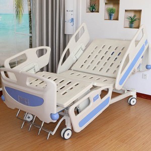 Manual five function hospital bed