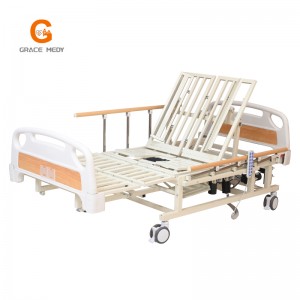 ZC03E yellow color Electric Full Curve Turnover Nursing Bed