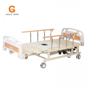 ZC03E yellow color Electric Full Curve Turnover Nursing Bed