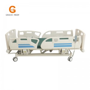 KT5001 5 Function Electric ICU Patient Hospital Bed