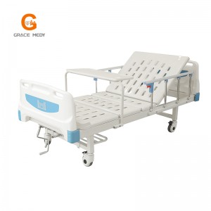 KT2001 2 crank manual hospital bed