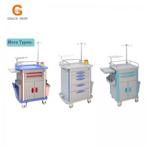 Hospital ABS medical cart clinical drug delivery cart