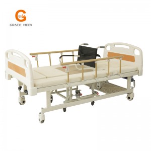 KTL001 Manual Wheelchair Bed with Toilet