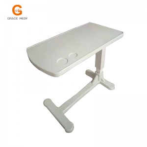 Hospital ABS/Wooden mobile overbed table