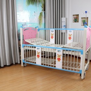 Children pink single function hospital bed B11-3