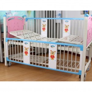 Children pink single function hospital bed B11-3