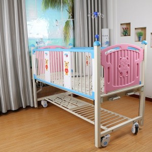 Children pink single function hospital bed B11-3