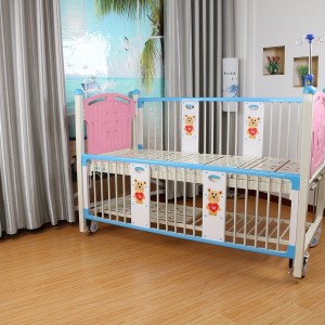 Children pink single function hospital bed B11-3